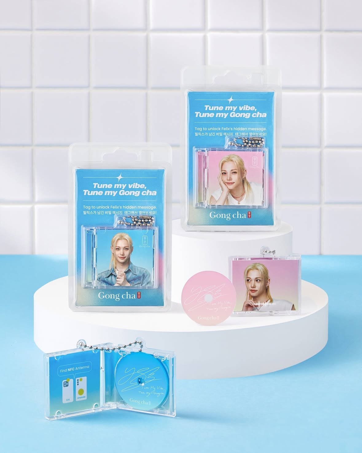 📩 필릭스가 전하는 시크릿 메시지

5월 28일!
공차에서 필릭스 보이스 키링을 만나보세요!

모찌 빙수 쉐이크 1종과 말차 키링 세트를 구매하면
필릭스 보이스 키링 1개를 랜덤으로 드려요!

💗 기간 : 5/28(목) ~ 소진 시까지 
💗 내용 : 대상 음료 1종 + 말차 키링 세트 구매 시, 필릭스 보이스 키링 1종 랜덤 증정
💗 대상 음료 : 밀크티 모찌 빙수 쉐이크, 완두말차 모찌 빙수 쉐이크, 망고 가득 모찌 빙수 쉐이크

메시지 들으러 올거죠?

#공차 #Gongcha #필릭스 #필릭스보이스키링