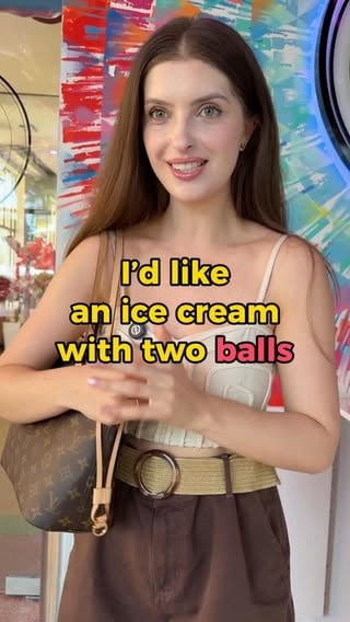 Ordering ice cream as a tourist 🍨