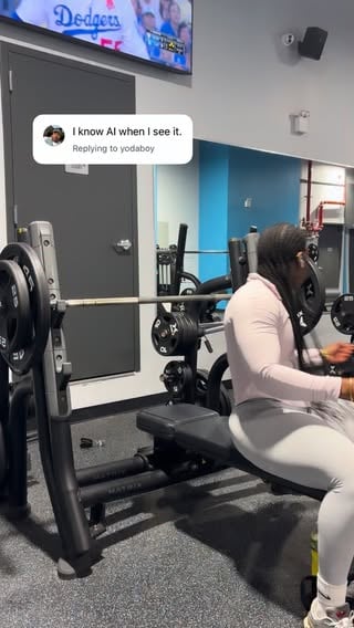 Not AI, dedication at this level just feels impossible to people who have never devoted themselves to anything deeply.
They call it fake because the weight would humble them; they’d rather believe in artificiality than confront their own limits. 🤭

#gym #fitnessmotivation #explore #strongwomen #explorepage