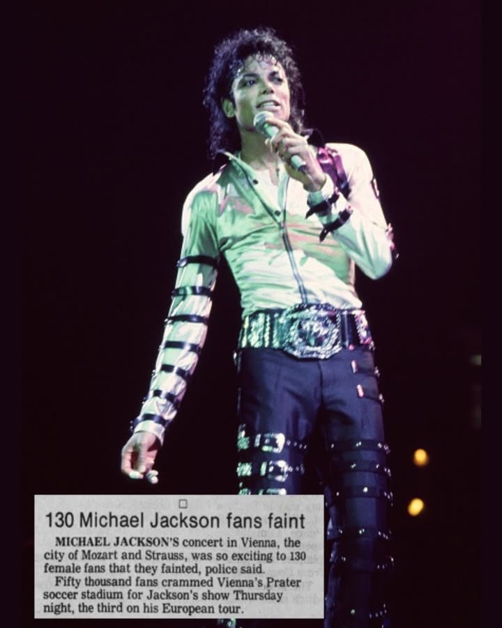 On this date in 1988, Michael Jackson gave his Bad World Tour performance in Vienna, Austria, which led to the following headline, “130 Michael Jackson Fans Faint.” Hit the link in stories to watch Michael’s July 16th, 1988 Bad performance from Wembley Stadium to see what effect it has on you.