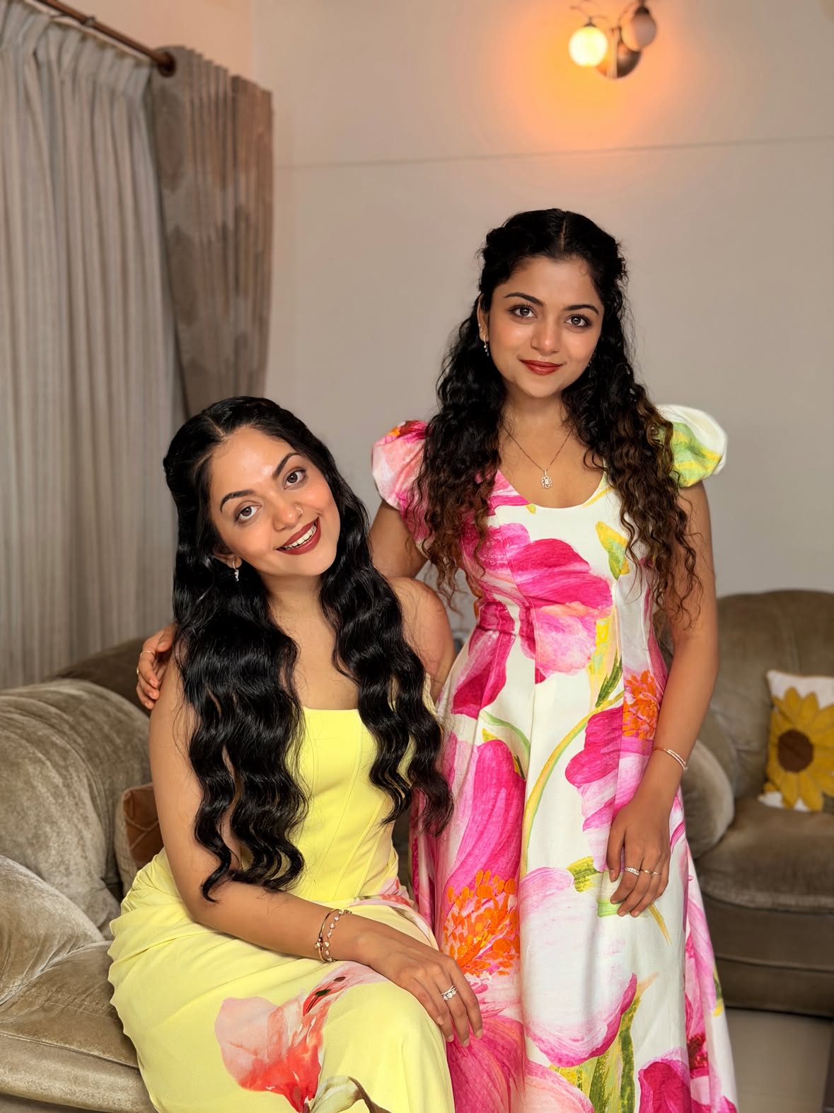 Just 2 girls in their #Pookkal era 🌻

Which is your favourite part of the song? 

Pookkal streaming on YouTube now 💛

#Pookkal #MusicVideo #SisterhoodAndMore ✨
