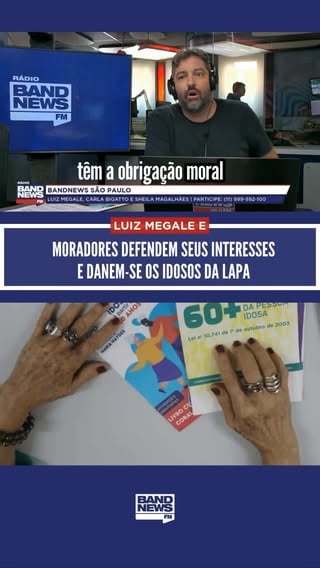 CASO POLÊMICO • O âncora Luiz Megale pediu desculpas pelo tom agressivo usado em um comentário sobre uma associação de moradores da Lapa que está tentando expulsar cerca de 40 casas de repouso para idosos do bairro nobre paulistano.

O jornalista ponderou que, embora existam argumentos sobre a legislação de zoneamento urbano, a tentativa de remover pessoas vulneráveis configura uma grave falta de empatia, além de ser crime moral.

“Se há uma lei que permite que você mude radicalmente a vida de velhinhos de 100 anos de idade para proteger a paz de moradores de classe média alta, essa lei está errada”, afirmou Megale.

#DIIAC #JORNALBANDNEWS