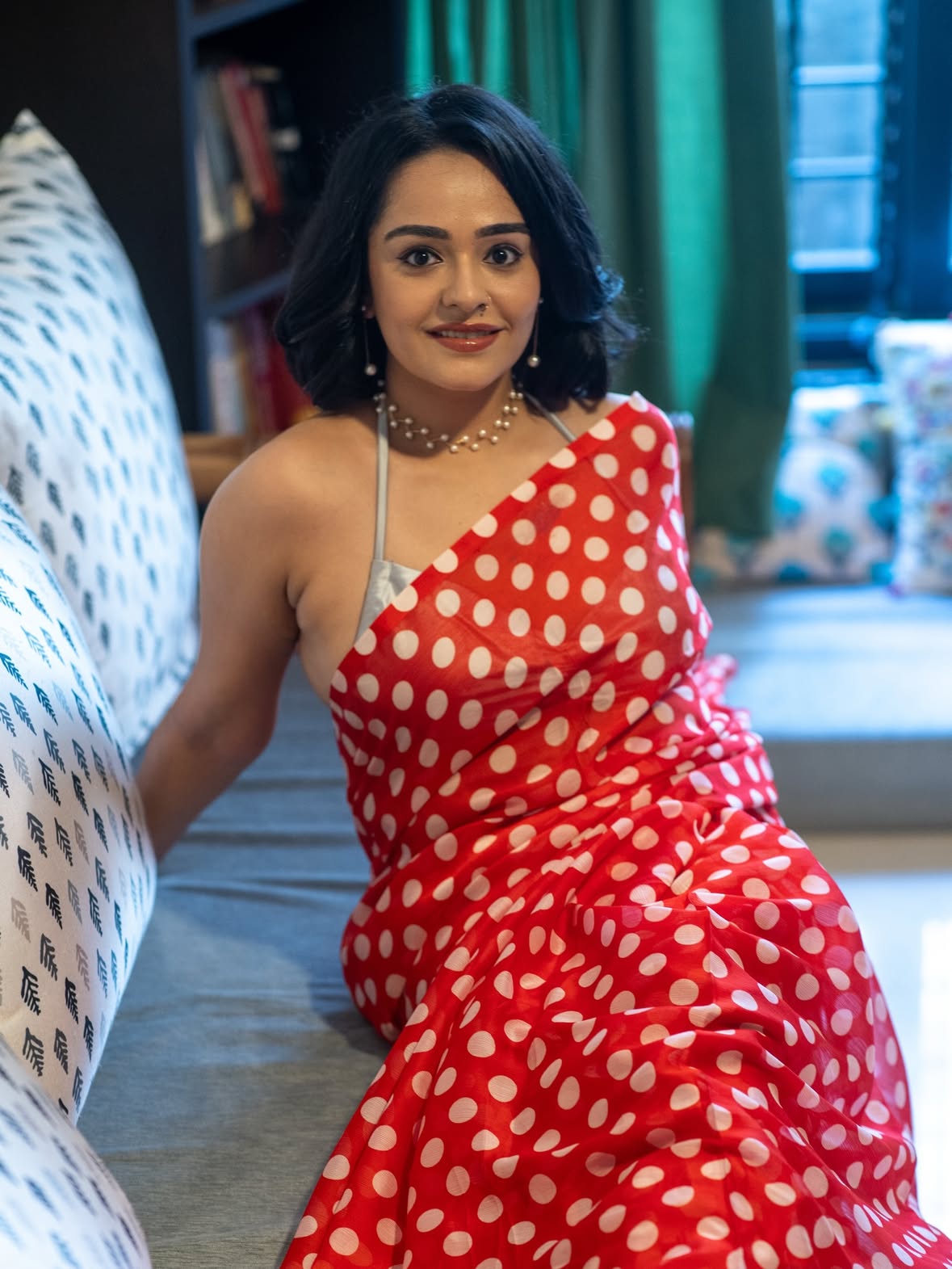 Tonight for #MoMaCu premiere :) 
 Bhola bhali karega ❤️
4th June on @kableone_official 

📸 @rajat.gautam__ 
🥻 @hemlatadialani