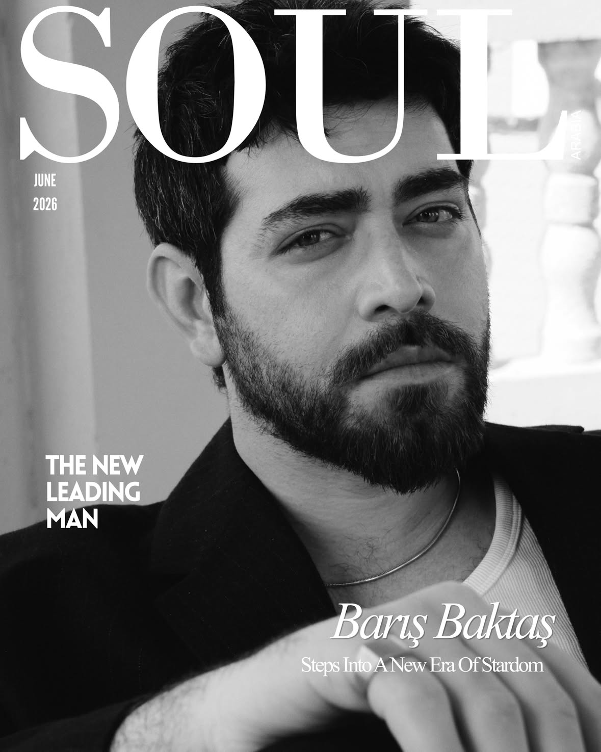 Introducing our first of three June 2026 covers featuring Barış Baktaş. At a time when celebrity is often measured by volume, Baktaş has built his presence differently—through authenticity, quiet confidence, and performances that leave a lasting impression. As one of the most compelling faces of a new generation of Turkish actors, he continues to captivate audiences through his portrayal of Civan in the hit series Sevdigim Sensin, a character navigating loyalty, vulnerability, and inner conflict. For Soul Arabia’s June 2026 cover story, Baktaş reflects on the peaceful chapter of life he finds himself in today, the lessons that shaped him from childhood, and the courage that has guided every step of his journey. 

Introducing The New Leading Man. Read the full cover story and exclusive interview via the link in bio on June 5,2026. Cover 1 of 3.

نقدم أول أغلفة عدد يونيو 2026 مع باريش باكتاش. في وقت أصبحت فيه النجومية ترتبط بالضجيج أكثر من أي وقت مضى، اختار باكتاش أن يبني حضوره بطريقة مختلفة؛ بالهدوء، والصدق، والأداء الذي يترك أثره طويلًا بعد انتهاء المشهد. وبينما يواصل تألقه من خلال شخصية «جيفان» في المسلسل الجماهيري Sevdigim Sensin، يرسخ مكانته كواحد من أبرز نجوم الجيل الجديد في تركيا. في قصة الغلاف الخاصة بعدد يونيو 2026 من Soul Arabia، يتحدث باريش عن المرحلة الهادئة التي يعيشها اليوم، وعن طفولته، والقيم التي شكلت شخصيته، والشجاعة التي قادته إلى أن يصبح أحد أكثر الأسماء حضورًا في المشهد الفني المعاصر. اقرأوا القصة الكاملة والمقابلة الحصرية عبر الرابط في البايو. الغلاف 1 من 3.

Starring: Barış Baktaş @barisbaktas 
Editor-in-Chief: Sultan Abu Tair @sultanabutair 
Creative Director: Zişan Seçkin @zisanseckin 
Interviewer: Dilay Seçkin @dilaysjoker
Photographer: Ali Kalyoncu @ali_kalyoncu
Styling: İrem İnançu @ireminancu
Hair & Make-Up: Neşe Kaya @makeupnesekaya
Videography: Ünal Avcı @unalavcii
Photograph Assistant: Arda Çiçek @ardacicek_
Styling Assistant: Elif Hoşgör @elifhx
Management: Management Unique @management.unique @mustafaayata
Press Advising: Ebru Esen Turgud @ebruesenturgud
Location: Orientbank Hotel @orientbankhotel 

Barış Baktaş on the Cover of Soul Arabia’s June Issue

#SoulArabia #barışbaktaş #SoulArabiaxBarıs