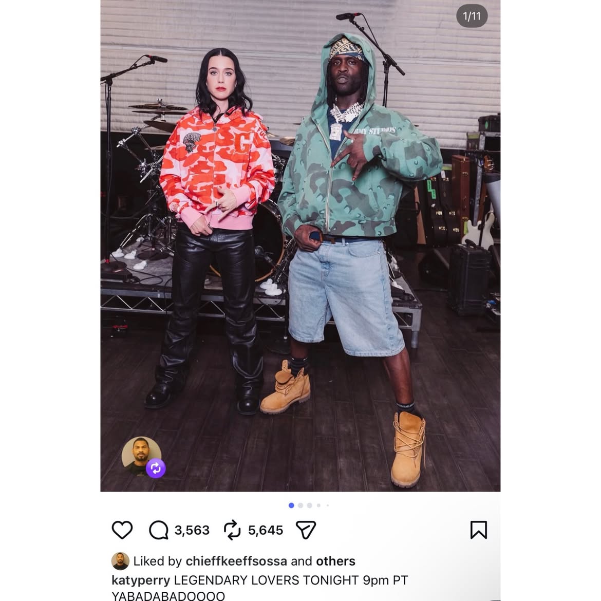 Sosa & Katy Perry dropping a song tonight