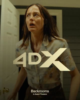 “A horror head-trip that demands to be seen in a theater” (The Daily Beast)

Go deep into Backrooms in 4DX – Tickets on sale now. In theaters this Friday.