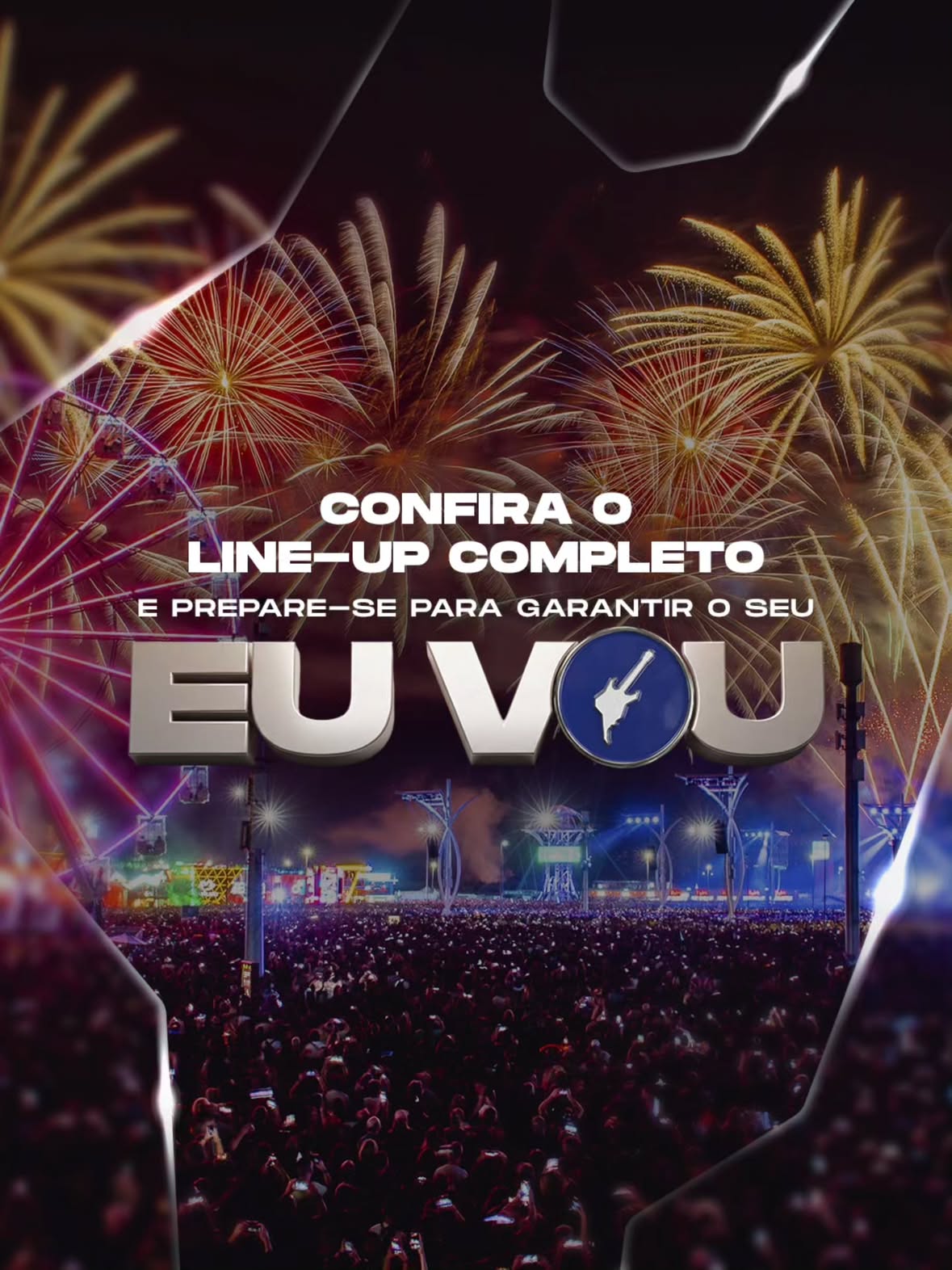 7 dias inesquecíveis para você viver em setembro. Tá chegando a hora de dizer EU VOU! Confira o line-up completo no site e comenta com o dia que você vai! #RockinRio2026