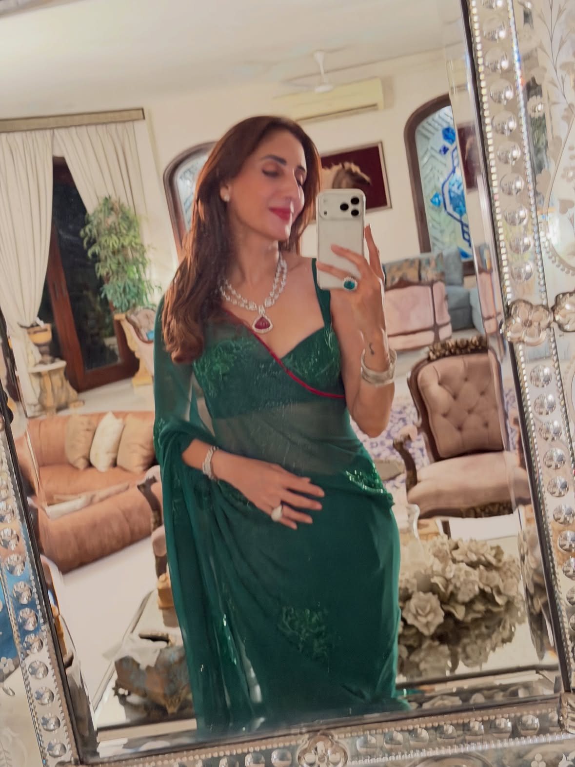 My first Eid Al Adha without my mother, Zarine Sanjay Khan… and yet, somehow, she was everywhere last night.

Eid at our home was never just about food. It was about love, warmth, beauty, and bringing people together. My mother would prepare every detail impeccably — from her legendary biryani and delicacies, to the silverware, flowers, candles, embroidered napkins, and beautifully laid tables with space for everyone, vegetarian and non-vegetarian alike. But more than anything, people came for her — for the love and care with which she welcomed every guest.

Yesterday, as a family, we tried to continue what she created for so many years. We invited friends and family at the last minute because honestly, we didn’t know if we could do it without her. But somehow, we did. And I truly felt her blessings in the room.

One of my favourite Eid rituals with her was taking pictures together before guests arrived because she and I were always the first ones ready. My father, Sanjay Khan, would eventually laugh and say, “Bus karo na Zarine… kitne photo loge tum log?” And we would all laugh.

Last night, I was the first to arrive at my parents’ home… and I missed taking her pictures so deeply. So I took one in the place she always sat and quietly asked her to help me make the evening beautiful.

And somehow… she did.

For the first time in a long time, it truly felt like a celebration again.

Thank you to all our friends and family who came at such short notice. Only Zarine Khan could still bring people together like that. ❤️

Eid Mubarak.
@zarinekhan1207 @simonenaturallyinspired  @suzkr  @itszayedkhan  @malzkhan 
@laila_k_f @iamazaanali_  @fizaaali