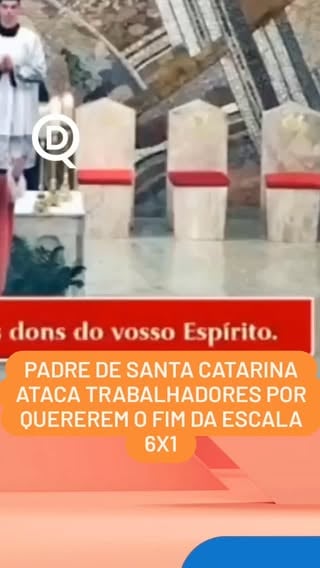Curioso que padre não trabalha tanto assim e não tem moral pra criticar trabalhador. Mais um desses líderes religiosos que estão aí pra defender o status quo. O sistema agradece. E aqueles padres que buscam se aproximar daqueles mais vulneráveis são podados...

Créditos: @diariodequixada