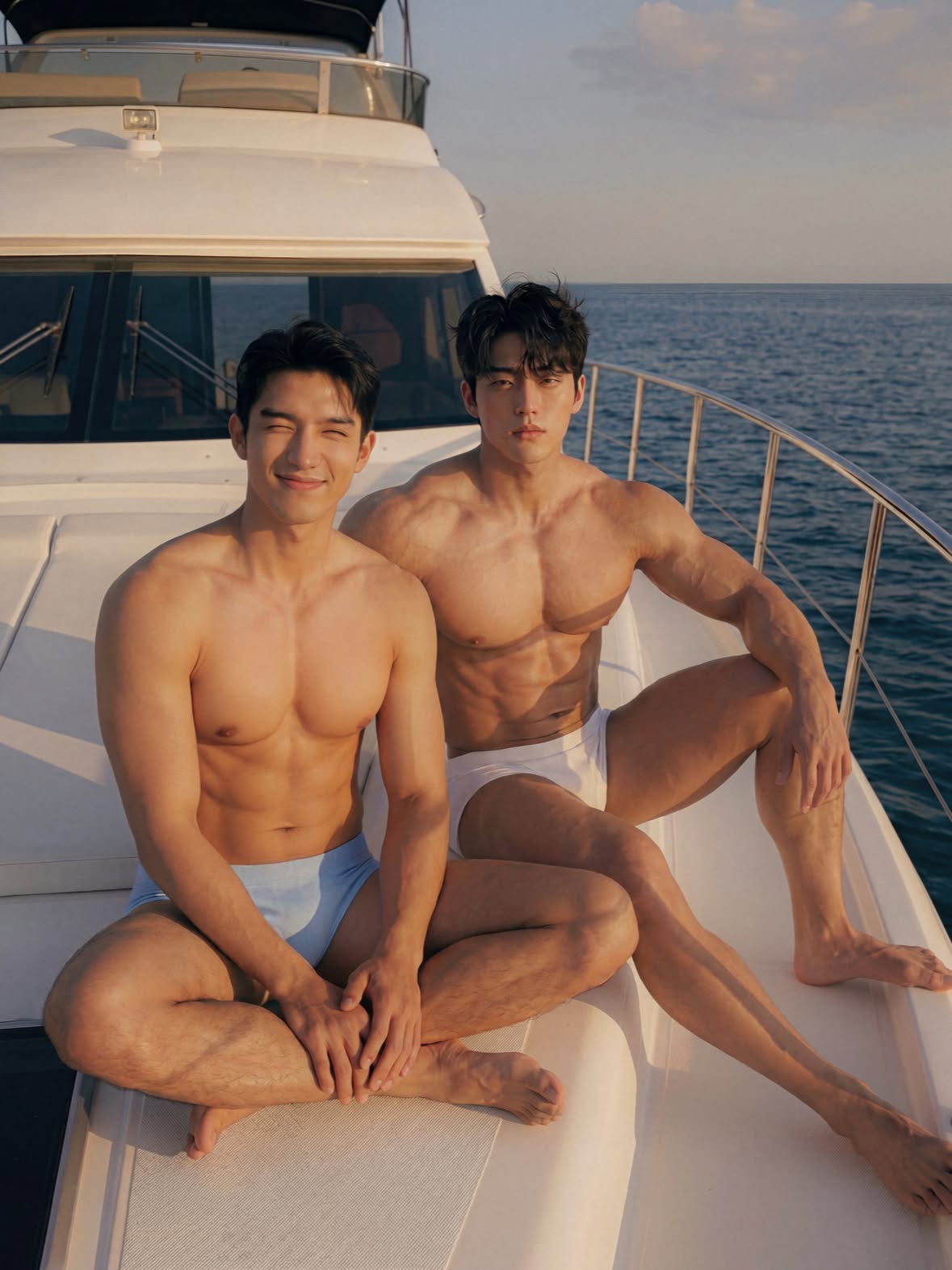 Such a fun day out on the water with my new friend Ken @go.withken. It’s good to take a break from life and escape the city for a while - I definitely needed it! 😄

Follow @go.withken & @jaeyoungjoon 

#boatingseason #menofinstagram #boatpics #malemodels #relaxingtime