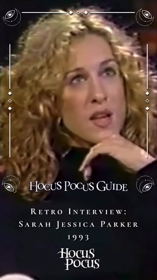 This is a really interesting interview with Sarah Jessica Parker from October 1993, where she talks to Bob Costas very candidly about how “Hocus Pocus” was a disappointment, also saying that “Disney made a business decision” to cut a lot of the witches’ material from the movie and make it more “child friendly”. 

It’s fascinating to hear her discuss this, knowing now how much of a huge hit the movie would eventually become.

She also discusses the work her, Kathy and Bette put in to the six and a half month shoot for the movie, and her disappointment that audiences wouldn’t get to see the “dark and peculiar” things they did… 

#hocuspocus #sjp #sarahjessicaparker