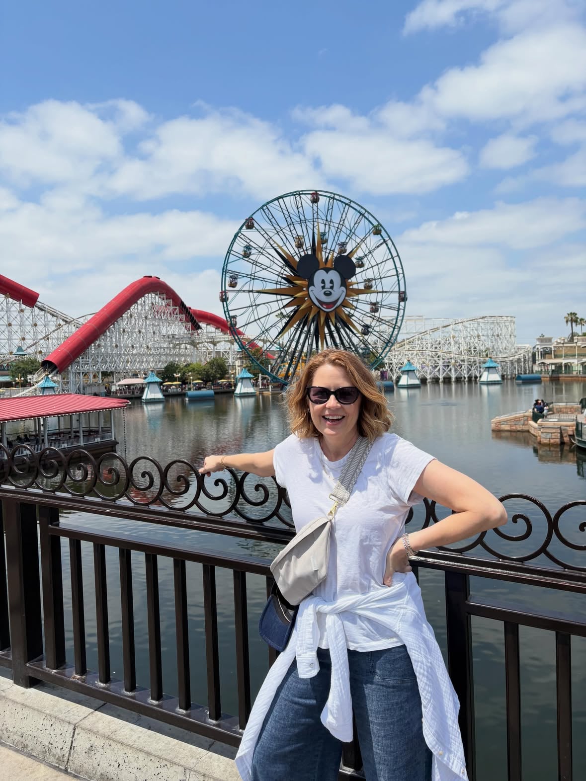 Disney Photo Drop! We had a fantastic day at Disneyland and California Adventure celebrating our daughter’s birthday. We like to start in California Adventure with Soarin’ and Cars. I love Radiator Springs. Then, I like to eat popcorn while everyone else rides the Incredicoaster. I saw my Officemate Phyllis aka Sadness and had to send her a photo of me with her. In @disneyland I always get a Diet Coke in Star Wars Galaxy’s Edge because the bottle is amazing. This was my first time getting to ride Tiana’s Bayou Adventure. It’s AMAZING. I declared it my favorite ride of the day. (I did chicken out and wear a poncho.) Happy Birthday to our gal! Such an amazing day! #disneyland #disney @disneyparks
