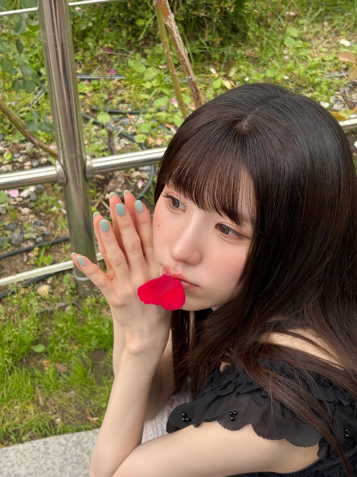 누가 꽃인지 ‧₊🌹˚ ⋅🖤