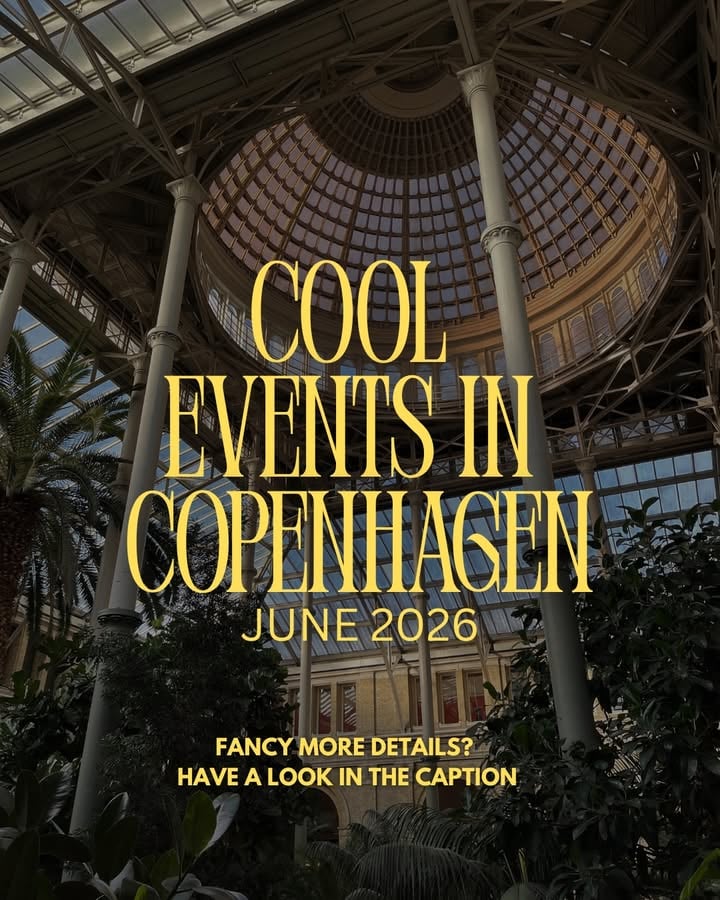 So many cool, FREE things to do this month!

May was my longest list ever, but this one, guys, this is the one with most free cool events ever. And you have SO much to look forward to!

Get ready for open air cinema, classical music, rooftop yoga, morning rave, must visit festivals, tastings … !!!

Found an event you’d like to know more about? Comment “June” and I’ll slide the full list of links straight into your DMs 💌

For more Copenhagen inspo, hidden gems & local hacks follow @emmascopenhagen 🇩🇰✨

🏷️ cute neighbourhoods copenhagen, must visit copenhagen, must see københavn, must see copenhagen, what to do in Copenhagen, things to do in copenhagen, off the beaten track cooenhagen, view point copenhagen, hidden gems copenhagen, free things to do copenhagen, gratis københaven, free copenhagen, free guided tours copenhagen, spring copenhagen, cool events in copenhagen june, free yoga classes copenhagen, wine copenhagen, cocktails copenhagen, open air cinema copenhagen, free open air cinema, free dance classes copenhagen, gratis dansetimer københavn, sommerdans i fælledparken

#copenhagen #copenhagenlife #copenhagensworld