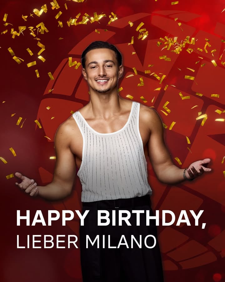 Happy Birthday, lieber Milano! 🎉🥳

Was für eine Woche für dich: Erst tanzt du dich bis auf Platz 2 bei „Let's Dance“ 2026 🏆✨ und jetzt darfst du auch noch Geburtstag feiern! 🎂

Mit deiner Energie, deinem Ehrgeiz und deiner positiven Art hast du uns die ganze Staffel begeistert und für viele unvergessliche Momente auf dem Parkett gesorgt. 💃🕺🔥

Wir wünschen dir einen fantastischen Geburtstag voller Glück, Liebe und ganz besonderer Momente. 🫶🏼🎈

#LetsDance #Milano #Geburtstag

🍿 Letsdance; Tanzshow;