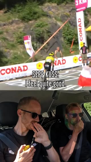 ‘You’re writing history, Seppy’ 🥹

Team Visma | Lease a Bike Sports Director Marc Reef guides Sepp Kuss to victory on Stage 19 of the Giro d’Italia to complete his Grand Tour stage triple.