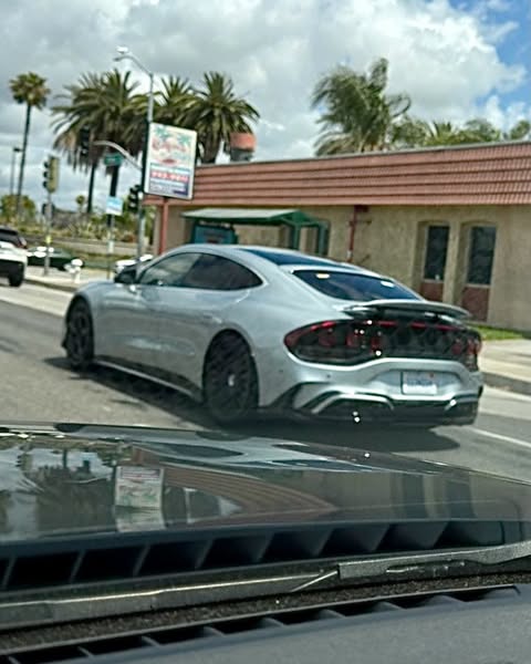 2027 Mercedes-AMG GT 4 Door Coupe spotted on the road in US. #2027mercedesamggt4doorcoupe #mercedesamg #spotted #erlkoenig