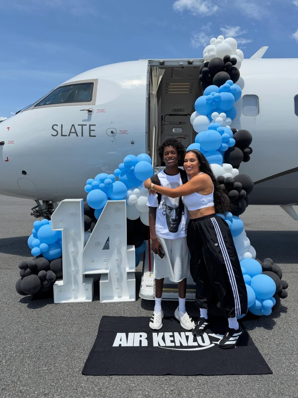 Big 14 today @kenzocaldwellpope! It’s a motion party you cannot get innn! 🥳🥳🥳

To our oldest son and one of my greatest accomplishments. Another year older, wiser and taller 😭😭😭 we love you so much son. Can’t wait to celebrate you!