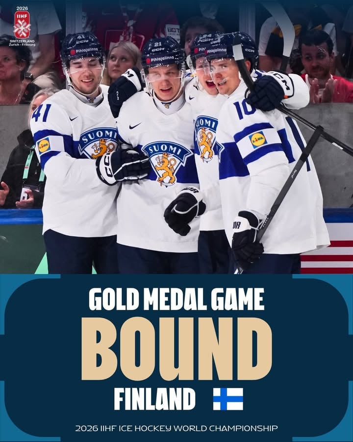 @leijonatfi punch their ticket to the gold medal game! 🇫🇮🔥 #MensWorlds #IIHF
