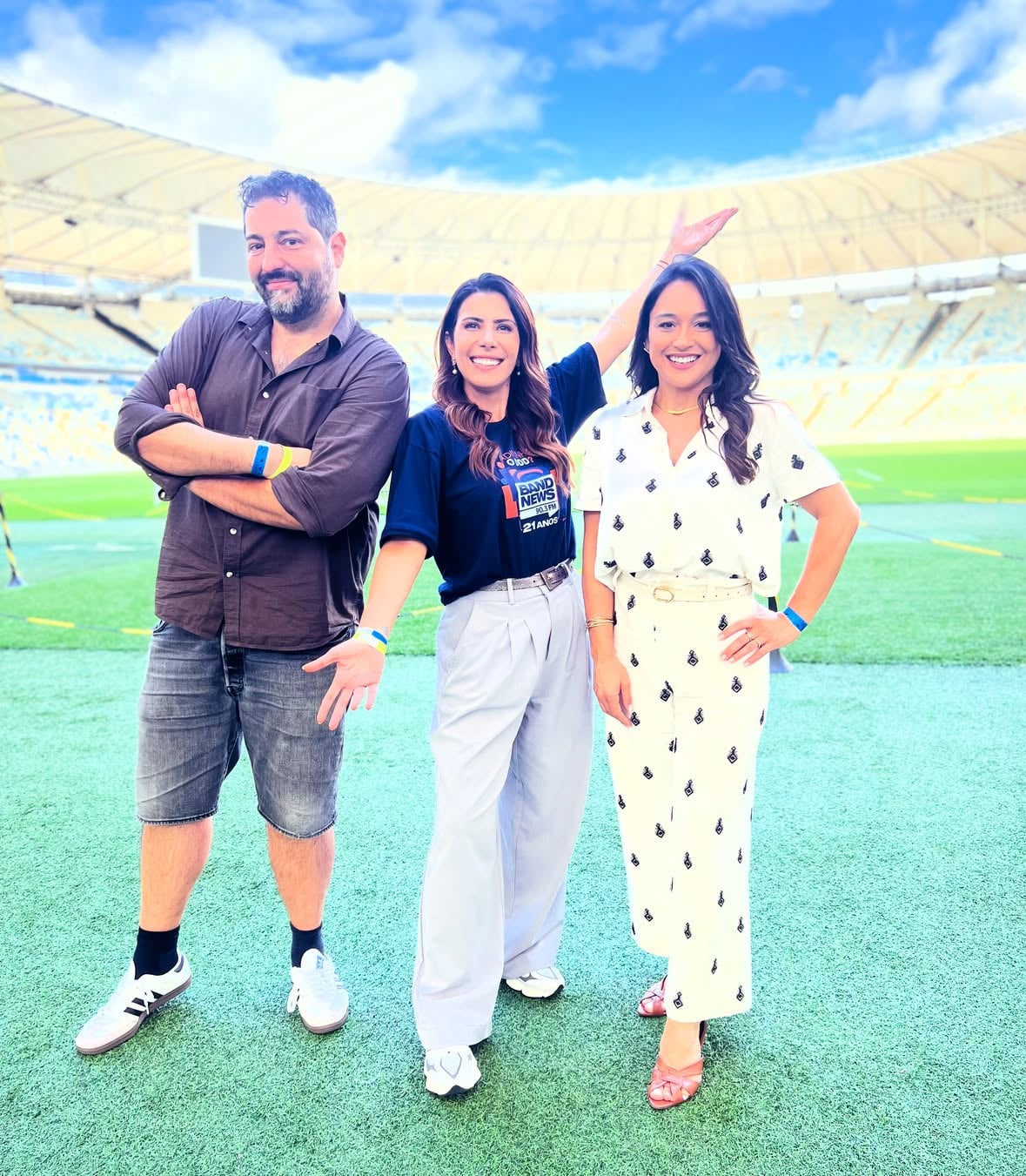 Coisas que a profissão nos proporciona: conhecer o gramado do Maracanã 😍 #Maracanã
