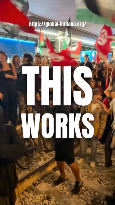 Their fear is our proof.
You don’t send riot police after people who can’t change anything. The crackdowns, the arrests, the bans, they’re a confession. It’s working.
One machine arms G@z@, cages migrants, burns the planet. One struggle.
🔗 Find your link in bio.