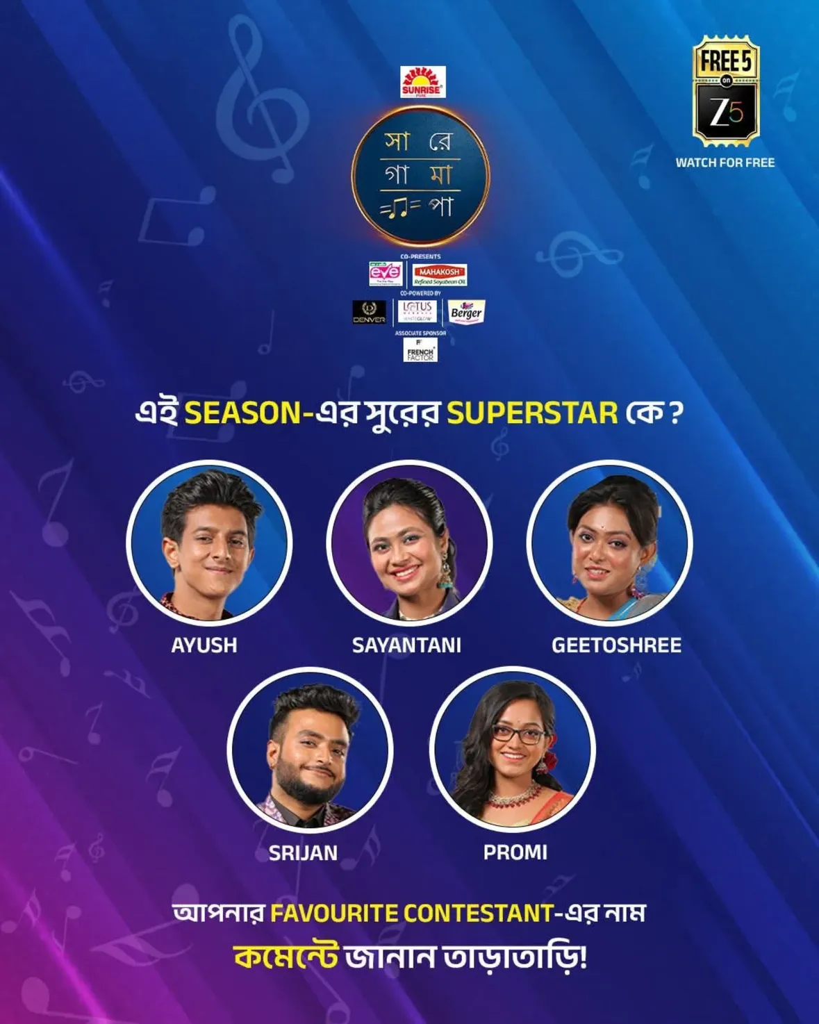 Vote For Your Fvrt!!🤍🦚
@ayushofficial19 🤍
@srijanpmusic 🤍
@sayantanighosh105 🤍
@pramigiri01 🤍
@gitashree_chowdhury 🤍