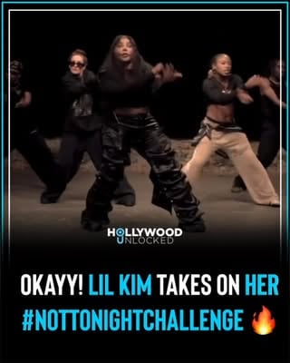 #LilKim takes on her #NotTonightChallenge 🔥🔥 Did the queen nail it? ❤️👇🏾
