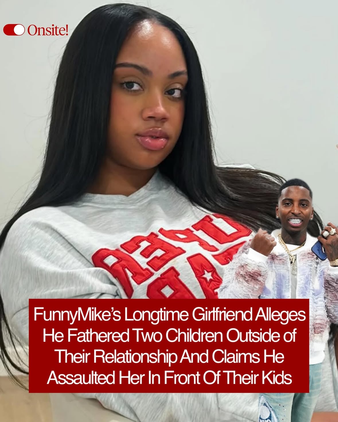 In a series of posts shared online, Jaliyah claimed #FunnyMike allegedly has two children on the way with another woman. She also accused him of physically assaulting her in front of their children and claimed he went through her phone.