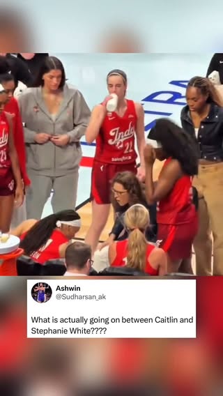 Heated discussion between Caitlin Clark and Stephanie White as Clark finished with 6 points, 1-7 field goals 😳

Via @emmawaatkins on Instagram