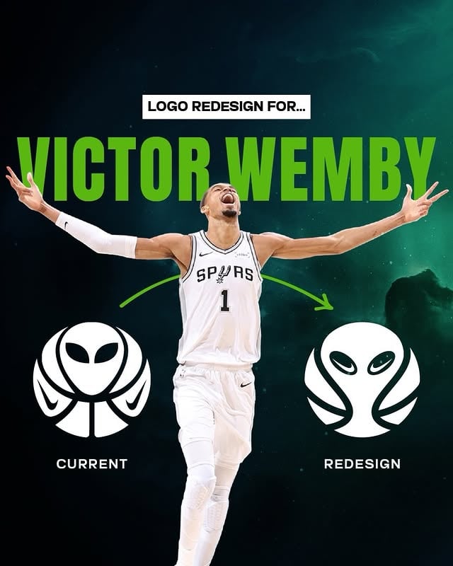Wemby logo redesign👽

Will @wemby and the @spurs force a Game 7?

#wemby #nba #spurs #thealien #victorwembanyama