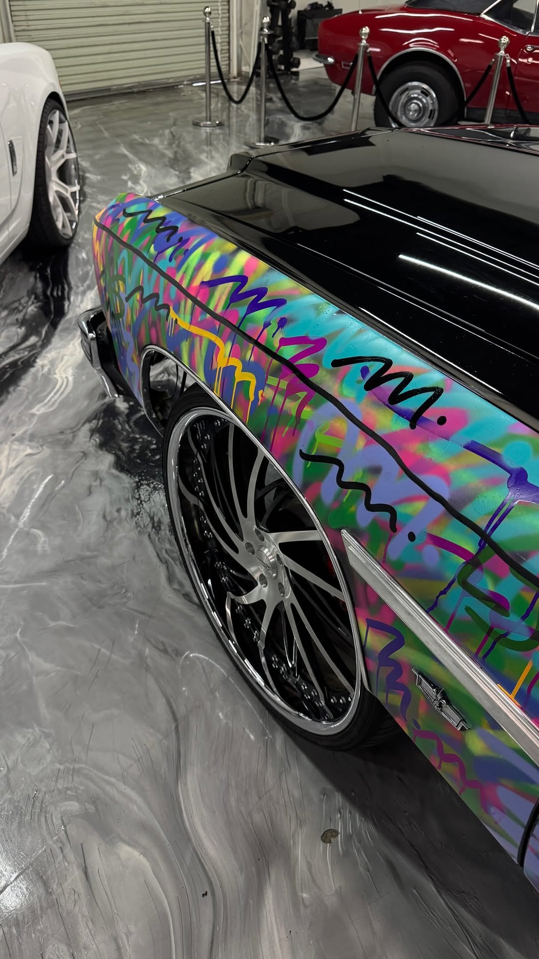 FIRST DONK IN HISTORY TO BE HAND-PAINTED — Brought to you by @1oceanlane & @landlordjack 🌊🌊🌊 See it live at this year's @rickrosscarshow JUNE 13 at The Promise Land. 🏁🏁🏁

Tickets available now at RickRossCarShow.com and make sure your ride is always fresh with the Best Car Care products in the game @theslipperysoap 🧼🏎️🫧