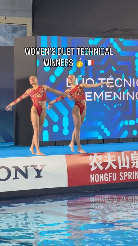 Their first GOLD together! 🥹

Laelys Alavez & Romane Lunel put on a fantastic performance of their ‘The Heart’ Duet Tech in front of the Spanish crowd ♥️