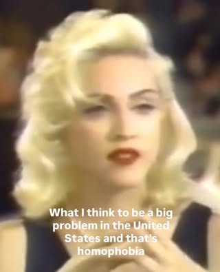 Madonna has been fighting homophobia fervently since the beginning of her career in 1983 and continued on this path during promotion for her groundbreaking documentary film, “Truth or Dare”. Here she is on Good Morning America in 1991 waking people up. Happy Pride Month! 

#madonna #happypridemonth @madonna #lgbtq