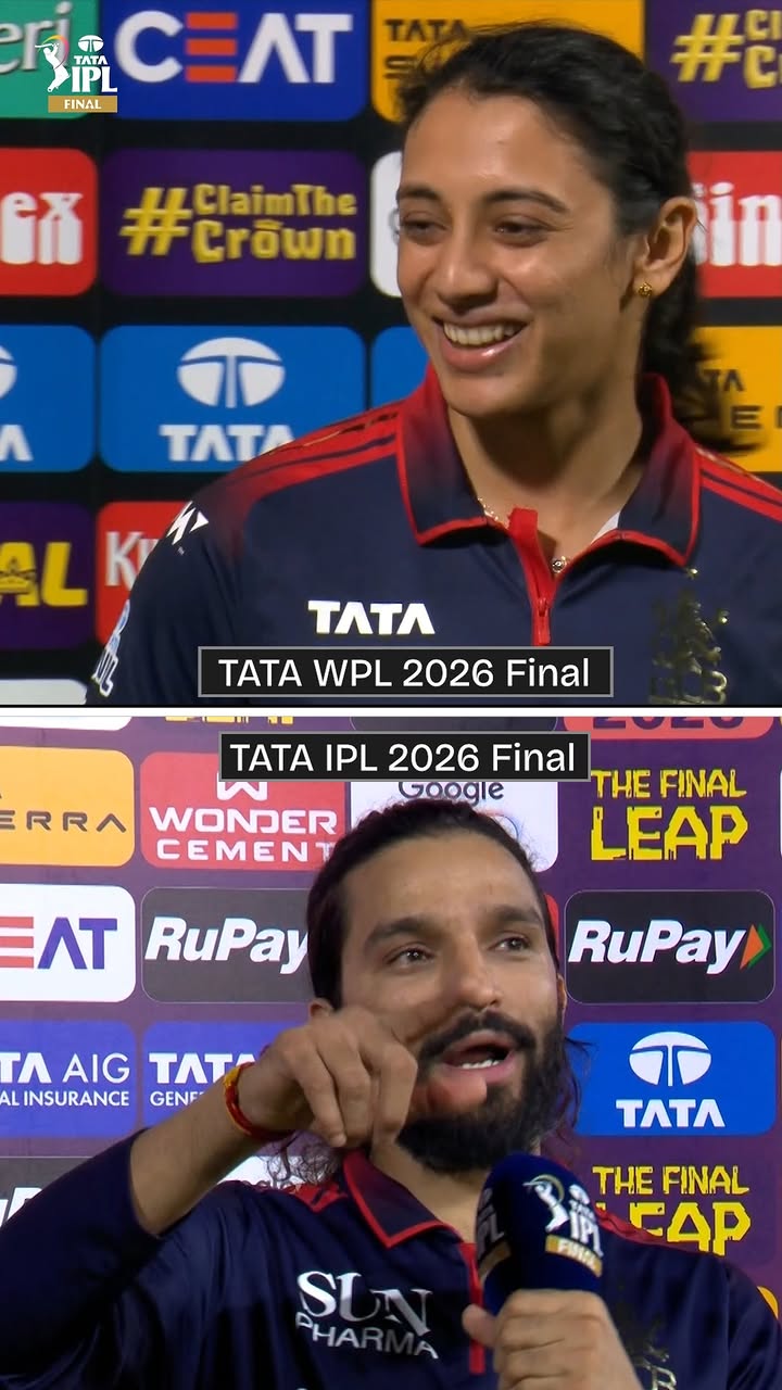 𝙀𝙚 𝙎𝙖𝙡𝙖 𝘾𝙪𝙥 𝙉𝙖𝙢𝙙𝙪 x 2️⃣ 🏆🏆

Smriti Mandhana 🤝 Rajat Patidar 

#TATAIPL | #Final | #TheFinalLeap | #RCBvGT