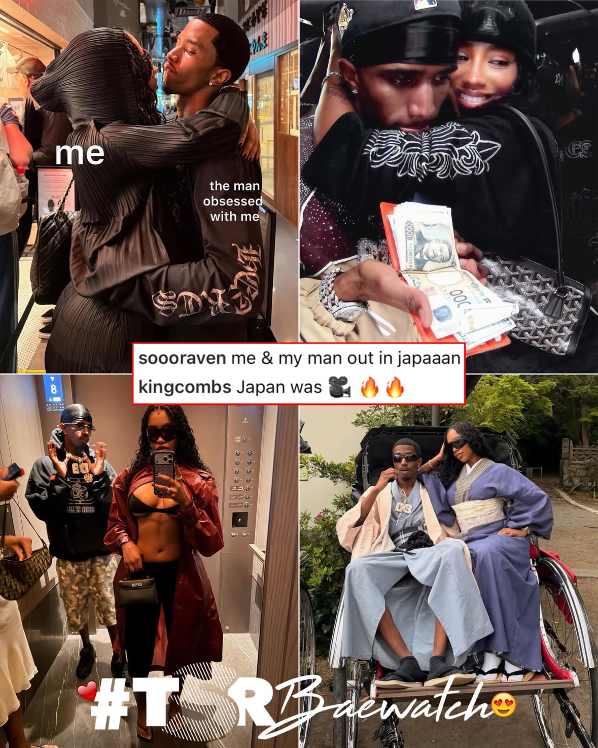 #TSRBaeWatch: #RavenTracy shares some moments of her and #ChristianCombs’ trip to Japan. 😍🔥 ✍🏾: #TSRStaffJW