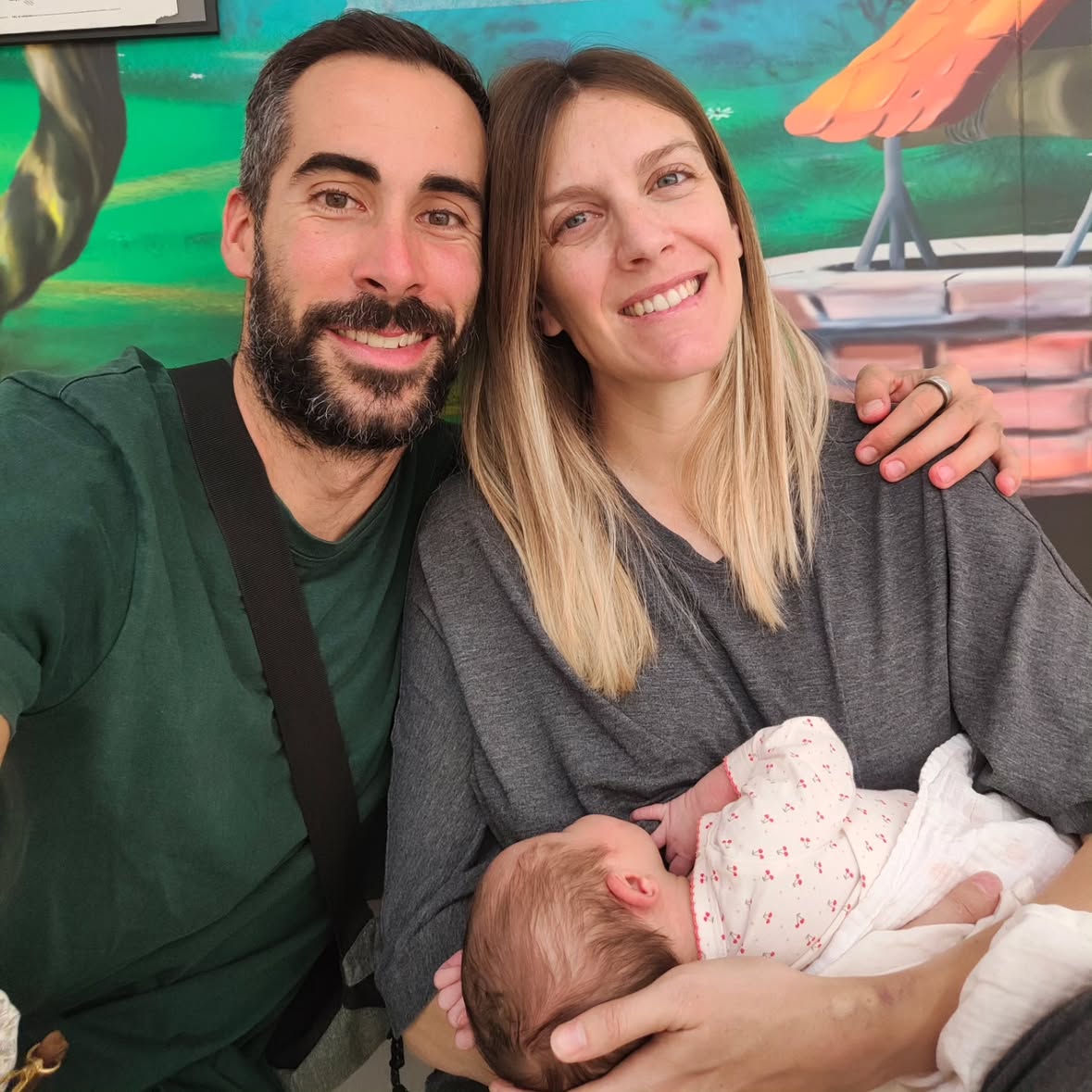 Candela llegó el 17. Estamos muy felices. Esta nueva aventura ya empezó ❤️.