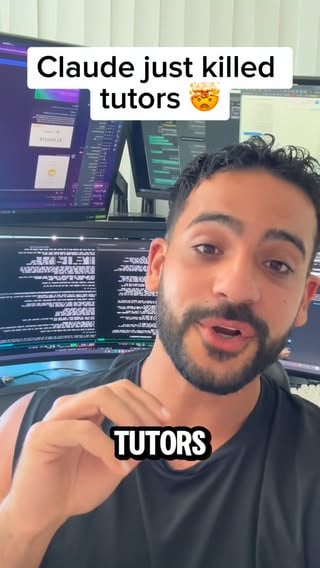 Claude just killed tutors 🤯

Follow and comment “Learn” and I’ll send you the setup 👇

#claude #ai #learning #studytok #aitools
