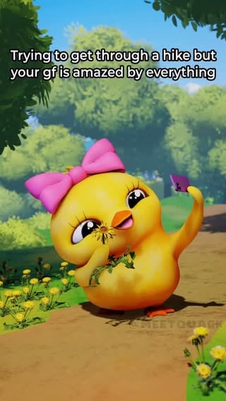 Spring is my favorite 🤗🌸🌸 #meetquack #lola #animation #relatable #funny