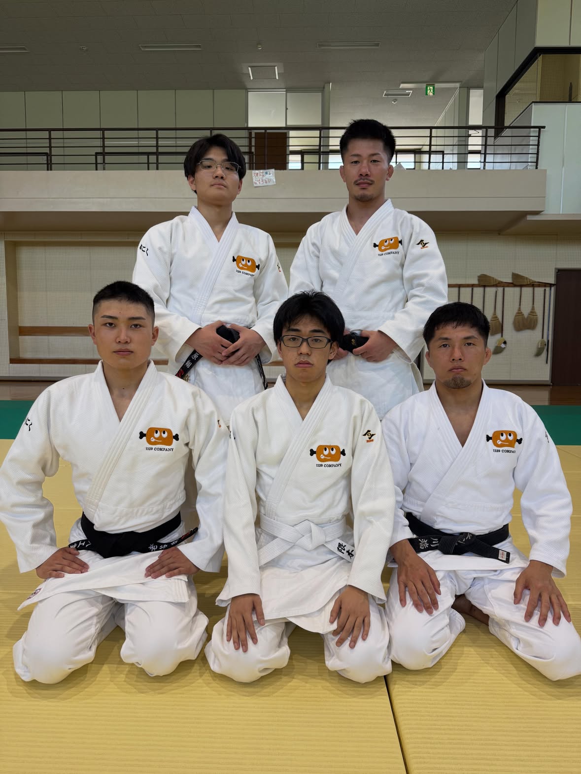 1129COMPANY初めて団体戦に出場する事になりました。
第76回全日本実業柔道団体対抗大会。
男子3部に出場します。
日程は2026年6月13日（土）
場所はアスリートタウン延岡アリーナ（宮崎県延岡市）
メンバーは笹原、宮之原、川端、老谷、隈本です。
応援よろしくお願いします！なにがなの？