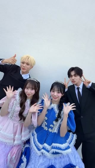 빙글빙글🌀 with 💙増田 彩乃, 🩷桜庭 遥花

#OMG!
#ALPHADRIVEONE #ALD1
#cutie_street
@cutie_street_