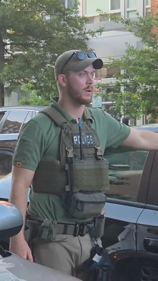 #SummerSurge in DC: Feds & cops pulling over one person for a traffic violation at 14th & U. Things are starting to look like August 2025 again 🚫🧊🚫 (5/29/26) #FreeDC