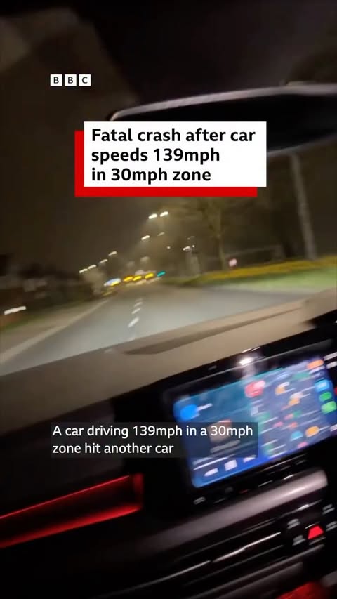 A car driving 139mph in a 30mph zone hit another car - killing a 50 year old man in Manchester. 

Tap the link in @BBCManchester’s bio to read more.