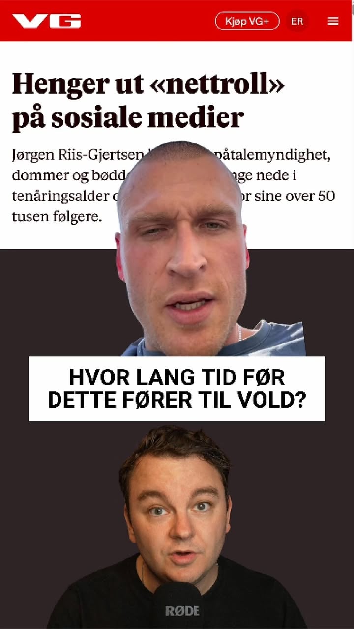 Alvorlig messias-kompleks? Hvis Jørgen Riis-Gjertsen (ikke-stresse) var så tøff som han hevder å være, hadde han stått opp mot vold og voldtekter. Ikke hengt ut unge gutter på nettet for å score billige poenger.