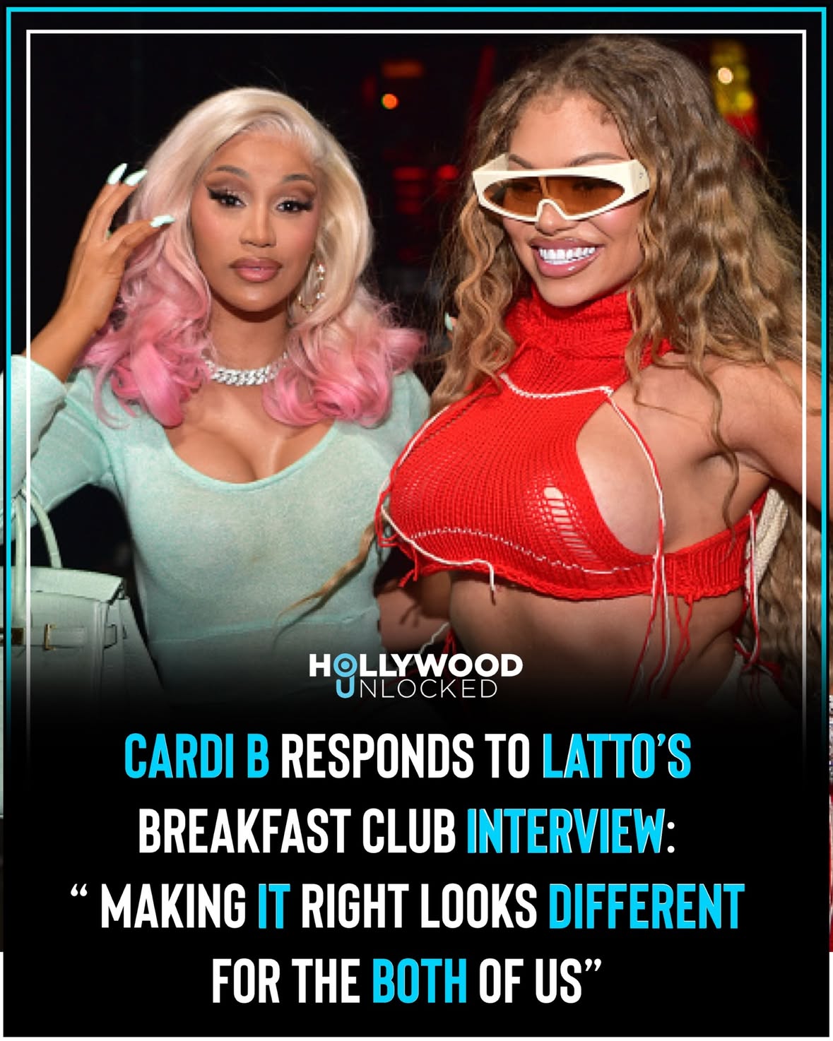 #CardiB reacts to #Latto’s Breakfast Club interview 🙏🏾🙏🏾📸: Getty Images