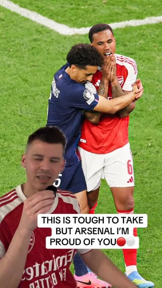 THIS IS TOUGH TO TAKE BUT ARSENAL I’M PROUD OF YOU🔴⚪️#arsenal #psg #uclfinal #arsenalfc #coyg