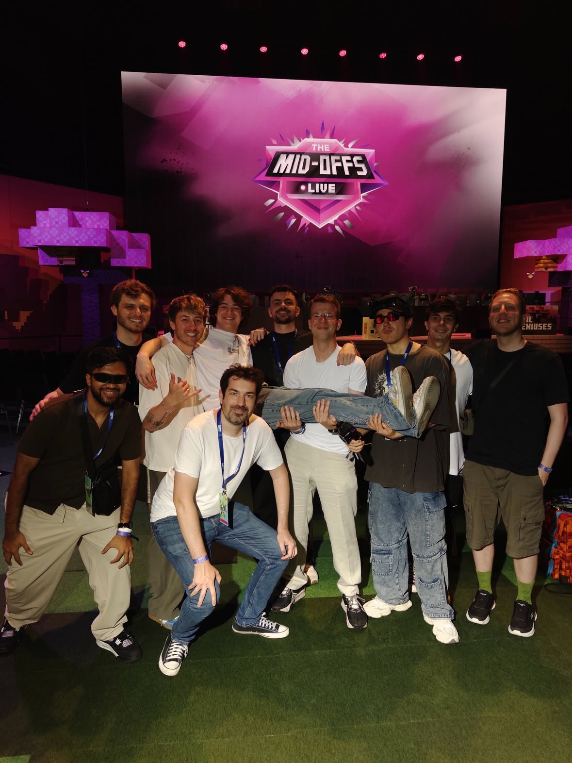 So we got the squad together..