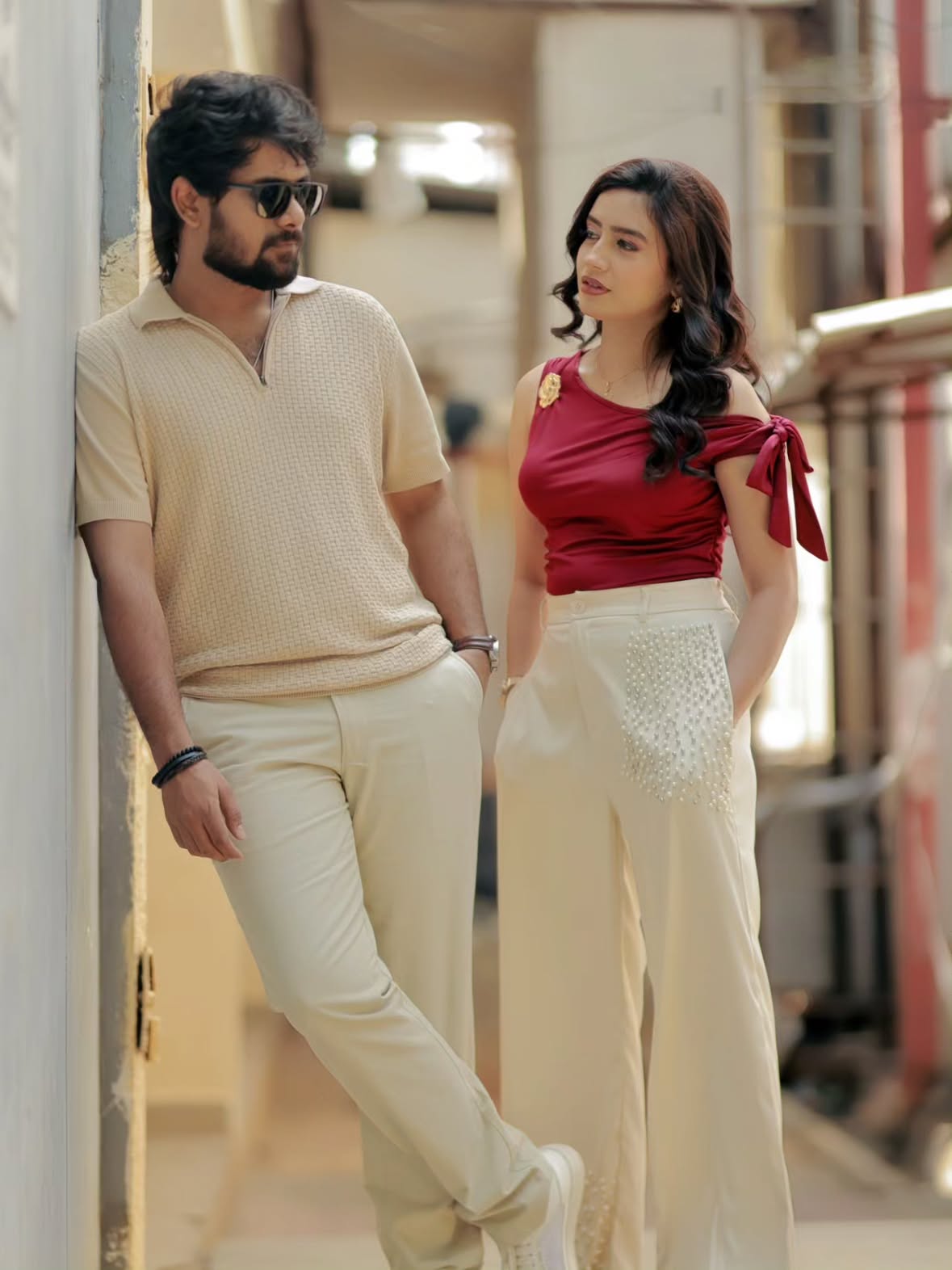 In your eyes, I found a universe worth exploring. 🫂

Outfits & styling @samothra_official 
Mua @abitha_makeoverartistry 
Hair @makeover_by_suhi
Lens @ruban_photography_7 

#cwc #vijaytelevision #couplegoals #lifeisbeautiful #doubletrouble
