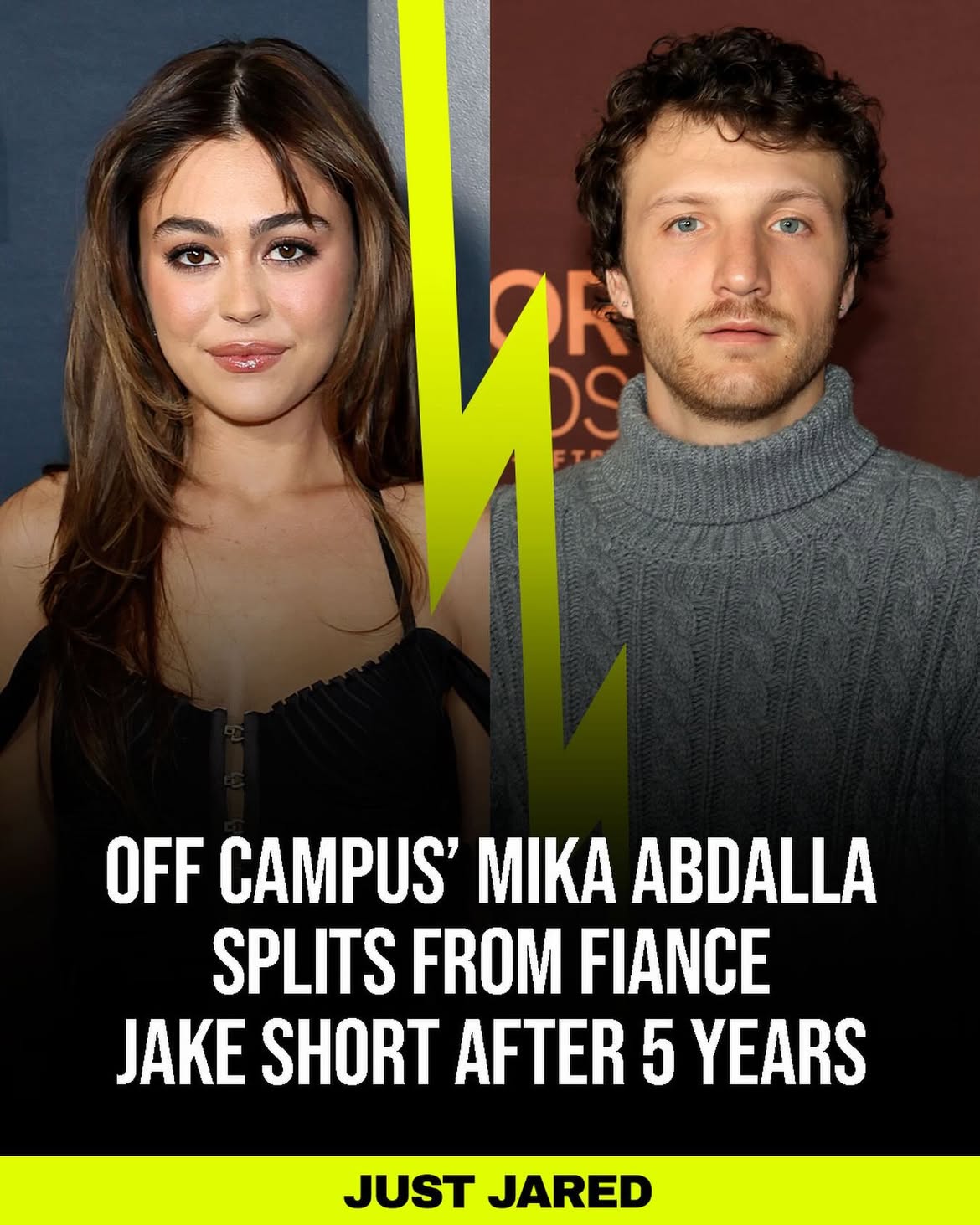 “Off Campus” actress Mika Abdalla and her fiance Jake Short, best known for Disney Channel’s A.N.T. Farm, have split after five years together. Read the rep’s statement at the LINK IN BIO.
#MikaAbdalla
#JakeShort
Photos: Getty