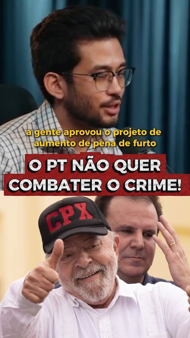 A CARA DE PAU DE QUEM ROUBOU MEU PROJETO

A base do governo Lula e os petistas votaram CONTRA o meu projeto de aumento de penas para furto, roubo e receptação. Aí, agora que foi aprovado e está em vigor, Lula faz de tudo para fingir que o projeto é dele.