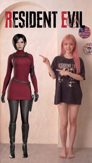 Dressing up as Ada Wong from Resident Evil ♥️